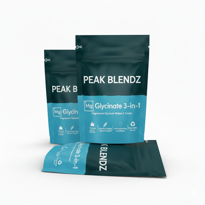 PEAK BLENDZ - Magnesium Glycinate 3-in-1 formula for Balance+