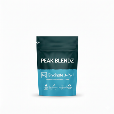 PEAK BLENDZ - Magnesium Glycinate 3-in-1 formula for Balance+