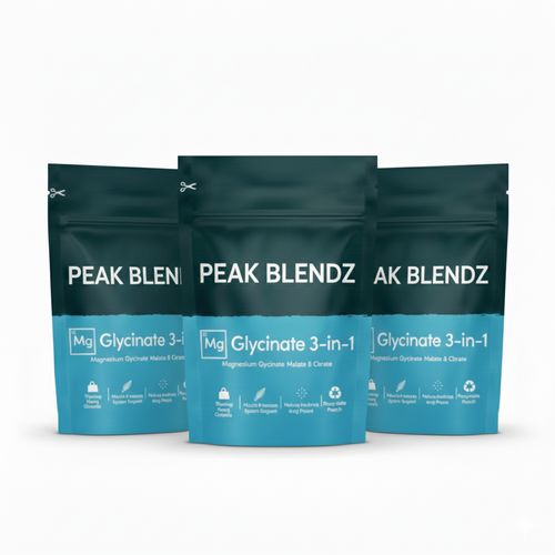 PEAK BLENDZ - Magnesium Glycinate 3-in-1 formula for Balance+