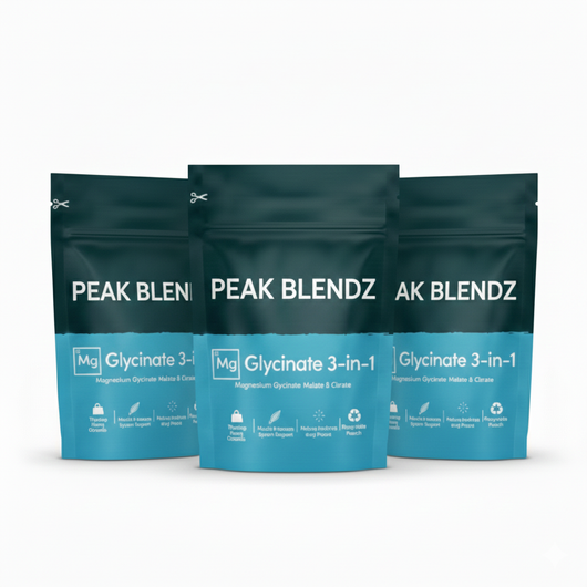 PEAK BLENDZ - Magnesium Glycinate 3-in-1 formula for Balance+